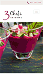 Mobile Screenshot of 3chefscatering.com
